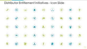 Distributor Entitlement Initiatives Icon Slide Microsoft PDF