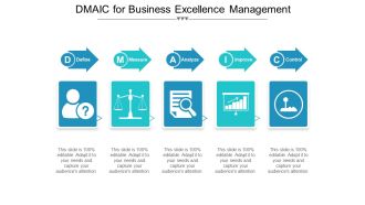 Dmaic For Business Excellence Management Ppt PowerPoint Presentation Ideas Visuals