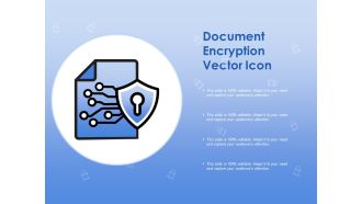 Document Encryption Vector Icon Ppt PowerPoint Presentation Styles Clipart Images