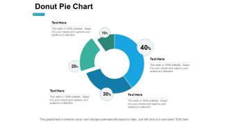 Donut Pie Chart Ppt PowerPoint Presentation Portfolio Example Topics