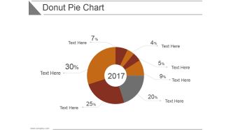 Donut Pie Chart Ppt PowerPoint Presentation Show