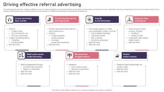 Driving Effective Referral Advertising Pictures PDF