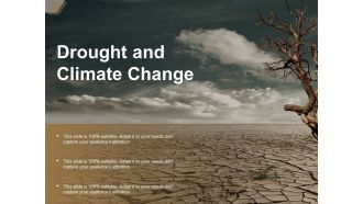 Drought And Climate Change Ppt PowerPoint Presentation Styles Elements