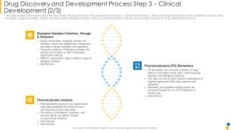 Drug Discovery And Development Process Step 3 Clinical Development Storage Designs PDF