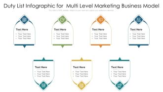 Duty List Infographic For Multi Level Marketing Business Model Ppt PowerPoint Presentation Pictures Graphic Tips PDF