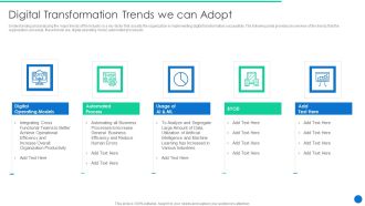 ERP Digital Transformation Journey Digital Transformation Trends We Can Adopt Information PDF