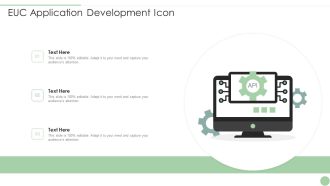 EUC Application Development Icon Ppt PowerPoint Presentation File Backgrounds PDF