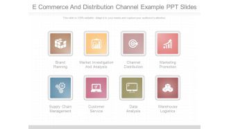 E Commerce And Distribution Channel Example Ppt Slides