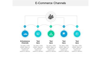 E Commerce Channels Ppt PowerPoint Presentation Gallery Clipart Cpb