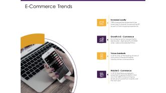 E Commerce Trends Ppt PowerPoint Presentation Inspiration Design Inspiration PDF