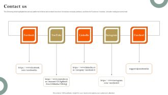 E Learning Platform Company Profile Contact Us Inspiration PDF