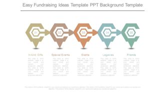 Easy Fundraising Ideas Template Ppt Background Template