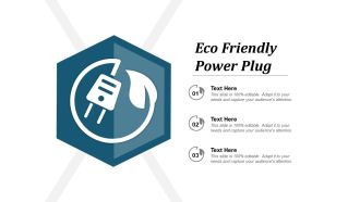 Eco Friendly Power Plug Ppt PowerPoint Presentation Inspiration Grid