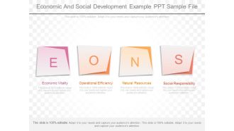 Economic And Social Development Example Ppt Sample File