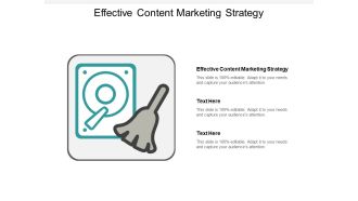 Effective Content Marketing Strategy Ppt PowerPoint Presentation Layouts Visuals Cpb