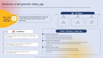 Effective Lead Generation For Higher Conversion Rates Introduction To Lead Generation Landing Page Template PDF