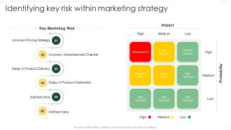Effective Organizational B2B And B2C Identifying Key Risk Within Marketing Strategy Inspiration PDF