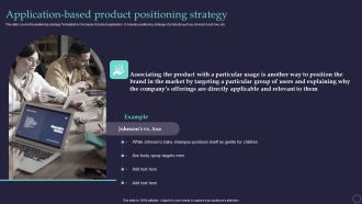Effective Positioning Strategy Plan Application Based Product Positioning Strategy Clipart PDF