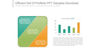 Efficient Set Of Portfolio Ppt Samples Download