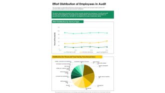 Effort Distribution Of Employees In Audit One Pager Documents