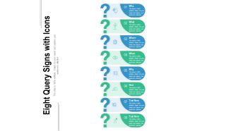 Eight Query Signs With Icons Ppt PowerPoint Presentation Portfolio Information PDF