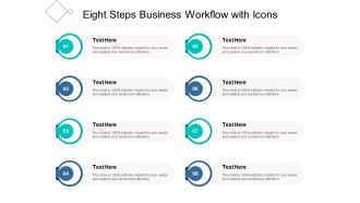 Eight Steps Business Workflow With Icons Ppt PowerPoint Presentation Portfolio Example