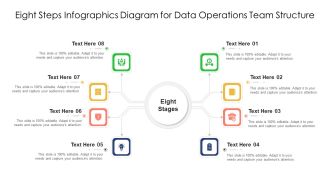 Eight Steps Infographics Diagram For Data Operations Team Structure Ppt PowerPoint Presentation Gallery Example PDF