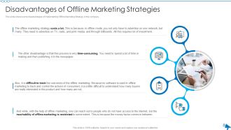 Elaborative Summary Of Different Offline Marketing Methods Disadvantages Of Offline Guidelines PDF