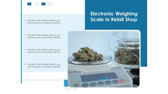 Electronic Weighing Scale In Retail Shop Ppt PowerPoint Presentation File Information PDF