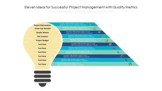 Eleven Ideas For Successful Project Management With Quality Metrics Ppt PowerPoint Presentation Portfolio Graphics PDF