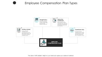 Employee Compensation Plan Types Dollar Ppt PowerPoint Presentation Model Show