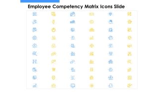 Employee Competency Matrix Icons Slide Ppt Slides Themes PDF