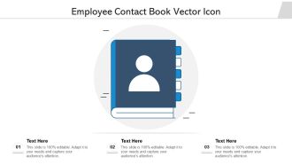 Employee Contact Book Vector Icon Ppt PowerPoint Presentation File Clipart Images PDF