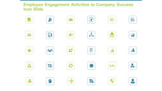 Employee Engagement Activities To Company Success Icon Slide Ppt Professional Graphics Example PDF