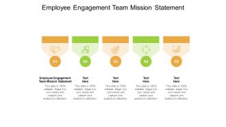 Employee Engagement Team Mission Statement Ppt PowerPoint Presentation Icon Example Topics Cpb Pdf