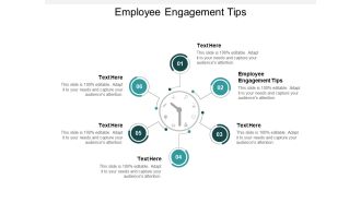 Employee Engagement Tips Ppt PowerPoint Presentation Styles Example Introduction Cpb