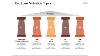 Employee Motivation Topics Ppt Powerpoint Presentation Slides Picture Cpb
