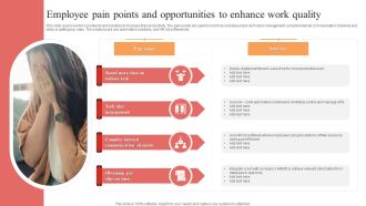 Employee Pain Points And Opportunities To Enhance Work Quality Graphics PDF