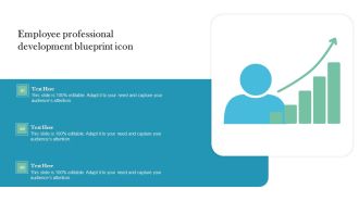 Employee Professional Development Blueprint Icon Sample PDF