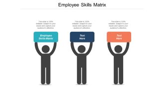Employee Skills Matrix Ppt PowerPoint Presentation Visual Aids Example File Cpb