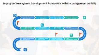 Employee Training And Development Framework With Encouragement Activity Ppt PowerPoint Presentation File Slideshow PDF