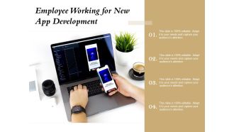 Employee Working For New App Development Ppt PowerPoint Presentation Inspiration PDF