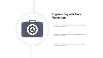 Engineer Bag With Tools Vector Icon Ppt PowerPoint Presentation Show Grid