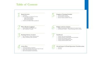 Enhancing Financial Institution Operations Table Of Content Information PDF