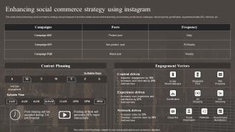 Enhancing Social Commerce Strategy Using Instagram Summary PDF