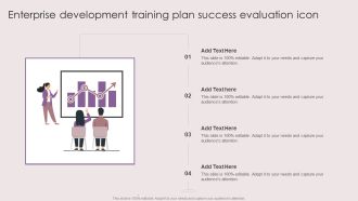 Enterprise Development Training Plan Success Evaluation Icon Icons PDF
