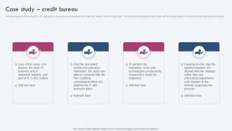 Enterprise IT Alignment Case Study Credit Bureau Ppt PowerPoint Presentation File Styles PDF