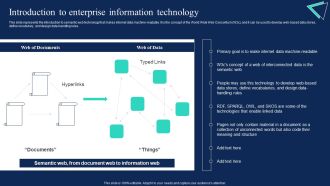 Enterprise Information Web Standards Introduction To Enterprise Information Guidelines PDF