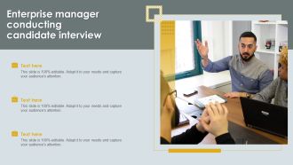 Enterprise Manager Conducting Candidate Interview Diagrams PDF