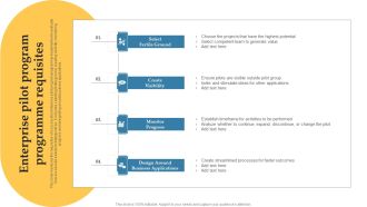 Enterprise Pilot Program Programme Requisites Inspiration PDF